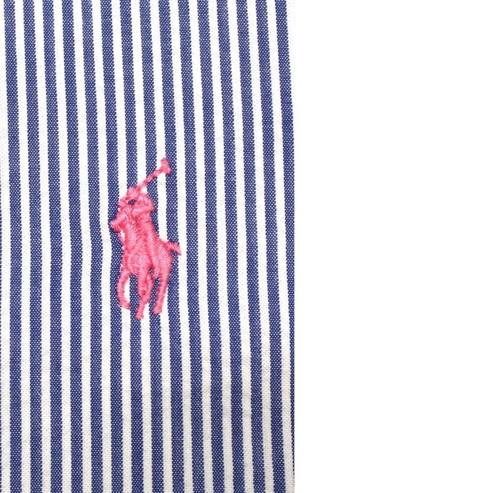 POLO RALPH LAUREN SEERSUCKER REGULAR FIT 100% COTTON SHIRT Sz X-LARGE, XL